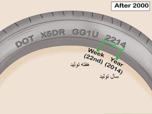 تشخیص تاریخ انقضای لاستیک از طریق کددرج شده